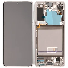 OLED Assembly W/Frame For Samsung Galaxy S21 5G (Aftermarket +) (Phantom White)