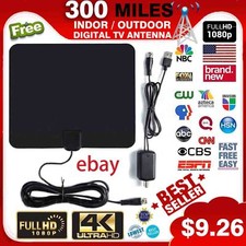 300 Mile Range Antenna TV Digital HD Skywire TV Antena Digital Indoor HDTV 1080p