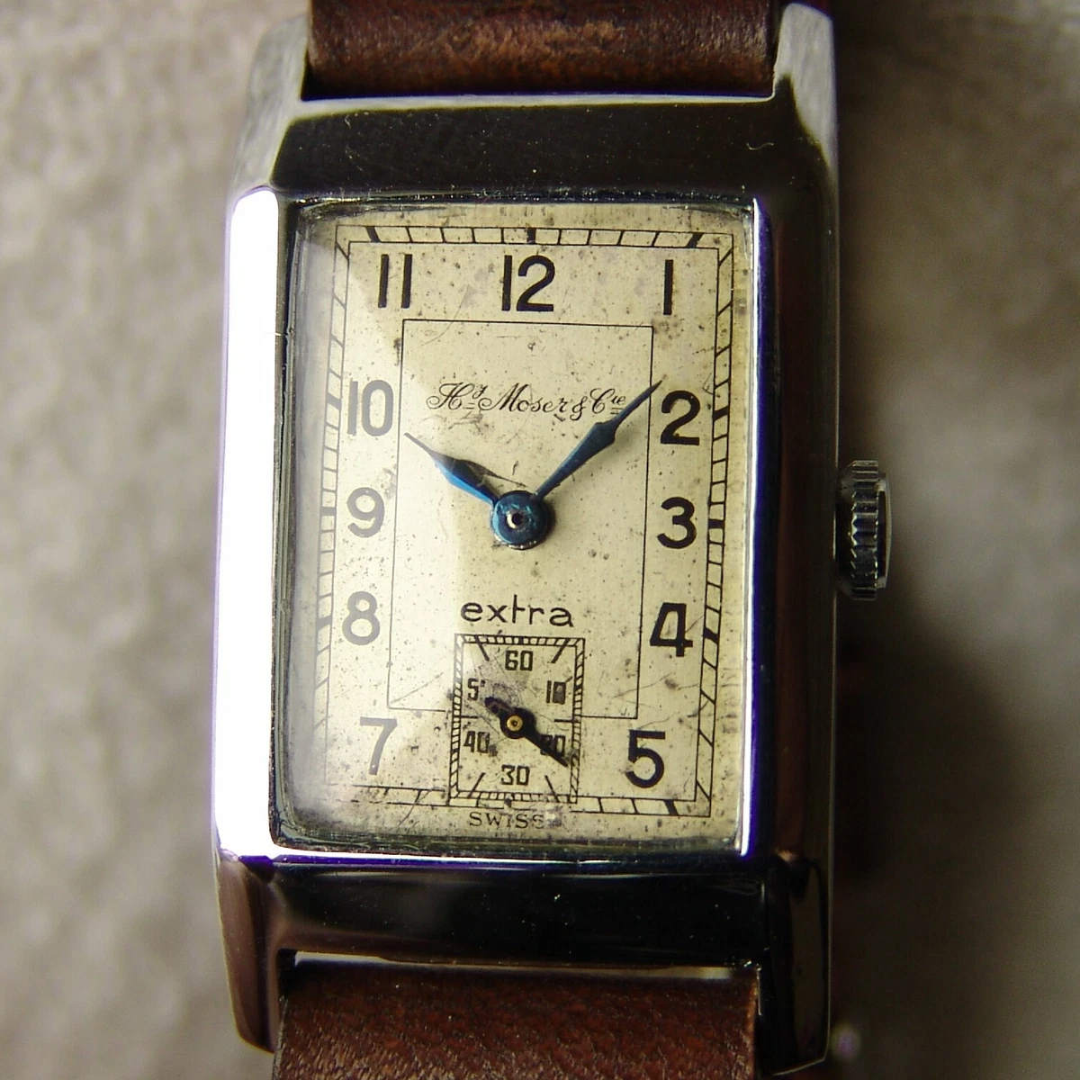 Vintage top rectangular watch