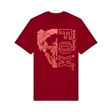 New Fox Racing Lifestyle Image Skull Premium Tee STYLE #: 33437-465-M / Red