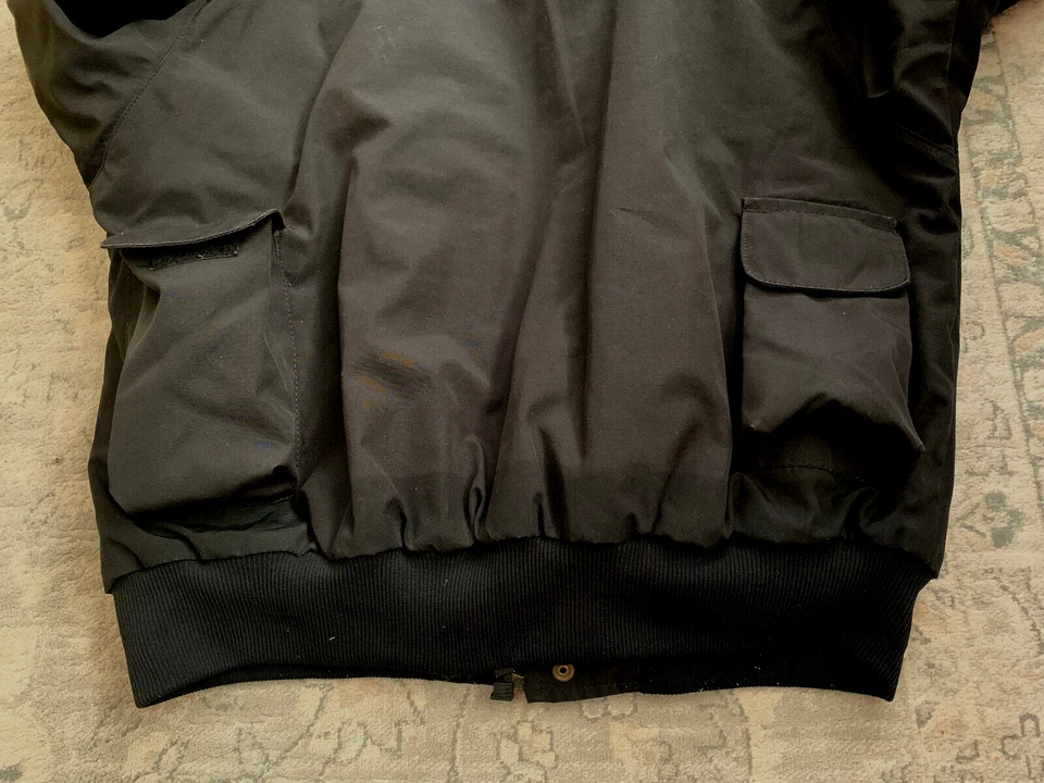 Chaqueta militar vintage años 90 Al Mar EE. UU. Thinsulate aislamiento térmico aplicación de la ley Foto 4 de 4