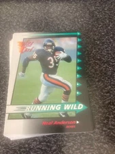 1992 WILD CARD FOOTBALL RUNNING WILD SILVER CARDS YOU PICK