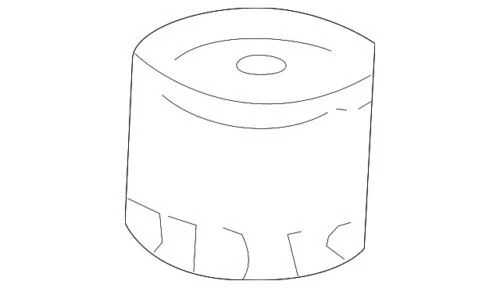 Filtro de aceite de motor base Chevrolet Cadillac Brougham genuino GM 1990-2003 89028862 Foto 4 de 4