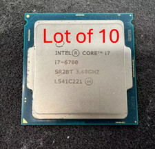 Lot of 10 Intel Core i7 6700 SR2L2 Desktop Processor 3.4GHz, 4-Core Tested