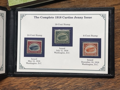 #ad Curtiss Jenny XF S OG NH Complete Set Of 3 Stamps $692.64
