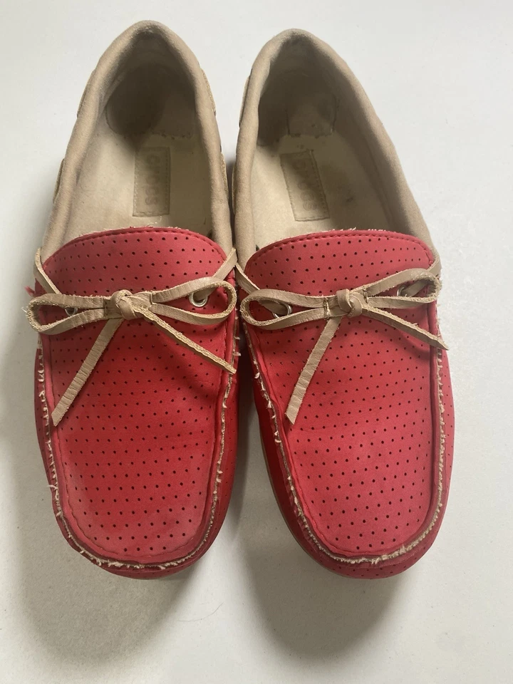 Mocasines sin cordones Crocs para mujer talla 7 anchos American Preppy Coastal Quirky Spring Foto 2 de 4