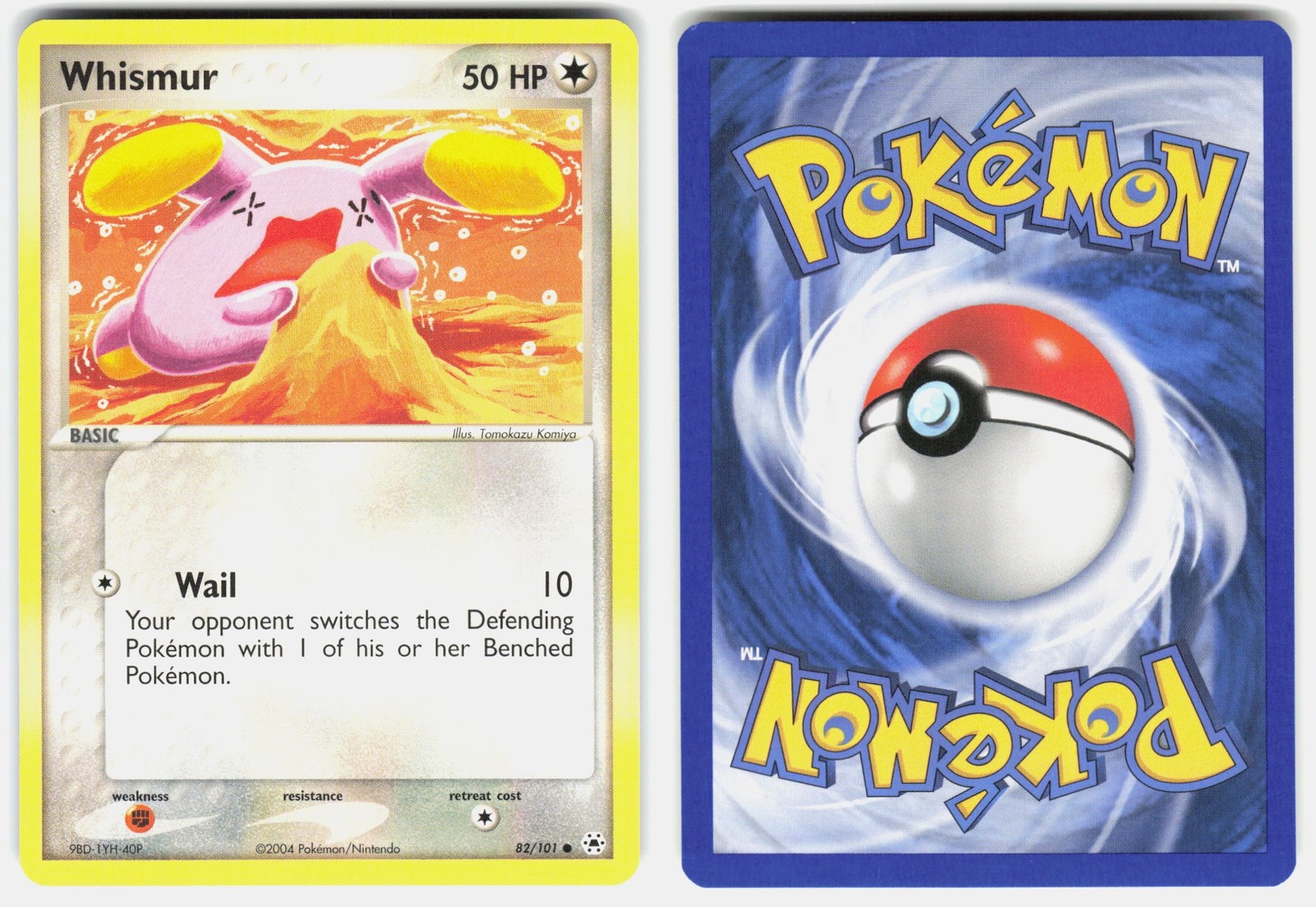 Whismur 82/101 Common Hidden Legends Pokemon Lightly Played