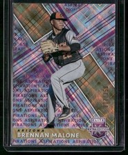 2019 Panini Elite Extra Edition #33 Brennan Malone Aspirations Purple #/250