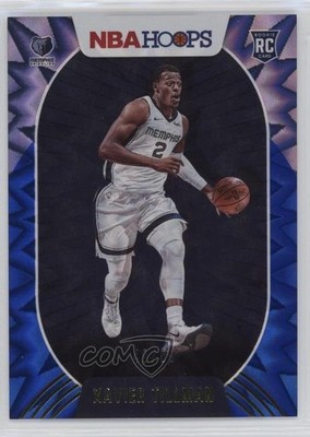2020-21 Panini NBA Hoops Blue Explosion 46/59 Xavier Tillman #221 Rookie RC 1hs2