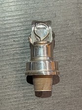 Vintage lata 1950. STRACHAN Posrebrzany wylewacz do butelek wina, z korkowym korkiem