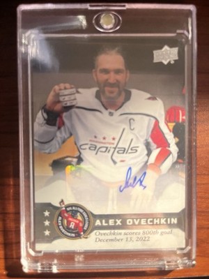 2025 Upper Deck Ovechkin GR8 800th Goal Auto GR-A7 6 Copies Exist RARE SSP