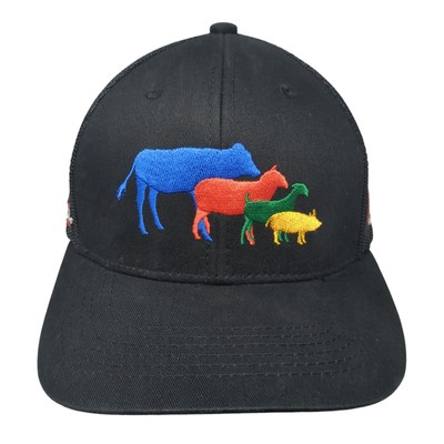 Sunglo D&B Supply Trucker Hat Black One Size Adjustable Mesh Back Outdoor Cap