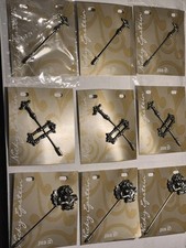 Nicky Epstein JBH Shawl Pin, Sweater Clasp. Lot Of 9 Pewter, Artisan Cherub  