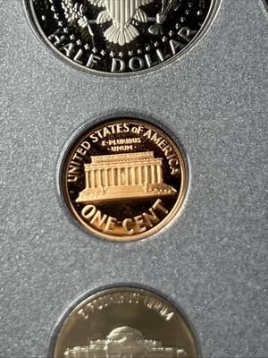 1991-S US Mint Prestige Proof Set Mt Rushmore Silver $1 | OGP/COA