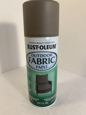 Rust-Oleum Outdoor Fabric Paint Spray London Gray 12oz UV Water Fade Resistant