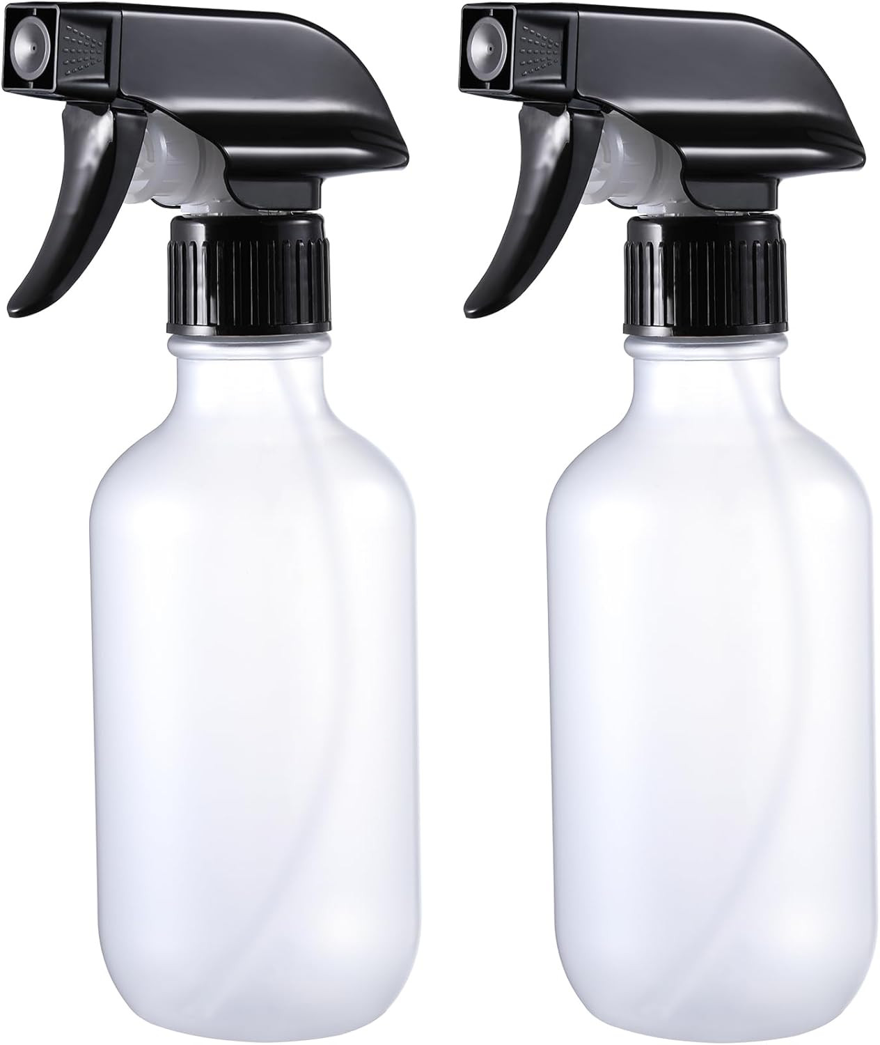 Small Water Spray Bottle for Hair, Frosted Clear Plastic Small Squirt Bottle
