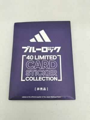 ADIDAS Blue Rock 40LIMITED CARD STICKER Gebraucht