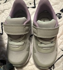 Athletic Works Girls Mesh Jogger Sneaker Gray/Purple Size 6-worn one time