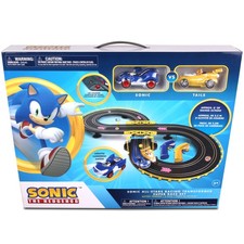 NKOK Sonic The Hedgehog All Stars Racing Transformed RC Slot Car Set Race Set
