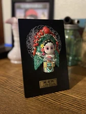 Chinese Drama Character Fan Lihua Figurine Wall Art Home Decor Asian Inspired