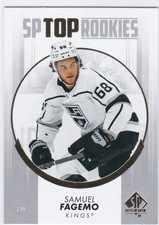 2022-23 SP Authentic Top Rookies #TR-11 Samuel Fagemo Los Angeles Kings