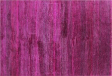 6' 2" X 9' 3" Super Savannah Gabbeh Hand-Knotted Wool & Silk Rug - Q18859