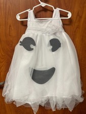 Pottery Barn Kids Light-Up Ghost TuTu Dress Halloween Costume 3T Toddler