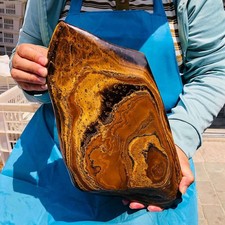 5.45lb Large Natural Tiger's-eye Rough Raw Stone Rock Specimen Madagascar Heals