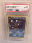 PSA 6 WOTC 2000 Team Rocket Unlimited Dark Gyarados 25/82 Non Holo Rare Card