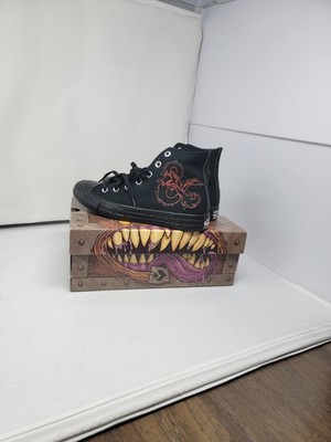 Converse X Dungeons & Dragons Chuck Taylor All Star Hi Sz 6 Mens 8w Shoe A09886C