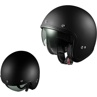 Sniper Tuning AR15 3/4 Motorcycle Helmet with Retractable Shield Matte -X-Large