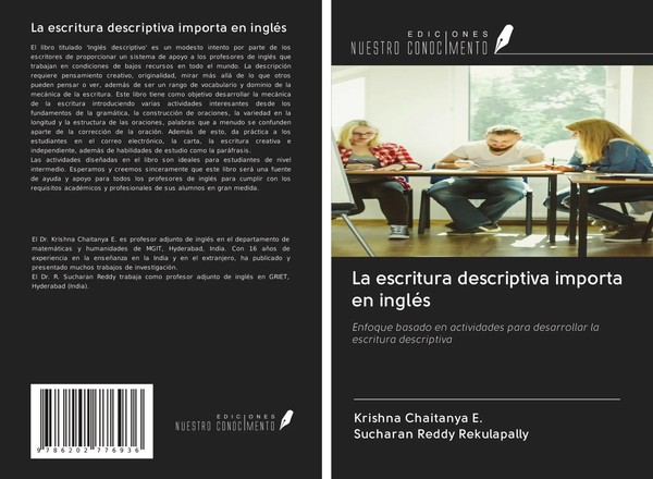Krishna Chaitanya E. (U. A.) | La Escritura Descriptiva Importa En IngléS | Buch-image