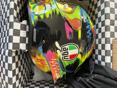 AGV Pista GP RR Motorcycle Helmet Full Face Size L with Smoked Sheald Visor