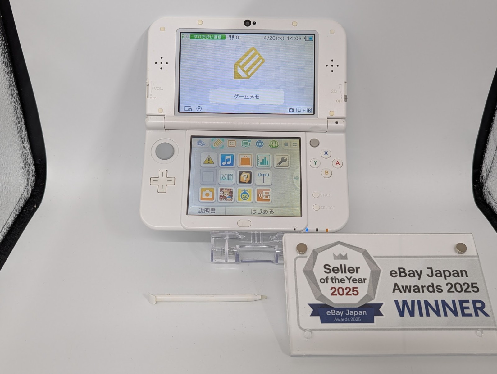 B3212 Nintendo new 3DS LL XL console Pearl White Japan w/pen x | eBay