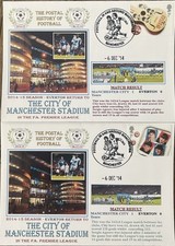 Manchester City v Everton 6th December 2014 Dawn First Day Covers