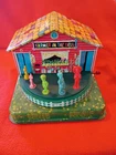 Vintage Mattel Farmer in the Dell Toy 503 Tin Wind-Up Music Box 50's Works Great