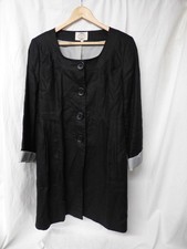Avoca origin black Linen coat