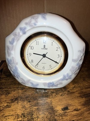 LLADRO 磁器製 置時計 LLADRO Desk/Mantel/Shelf Porcelain Clock, New Battery | eBay