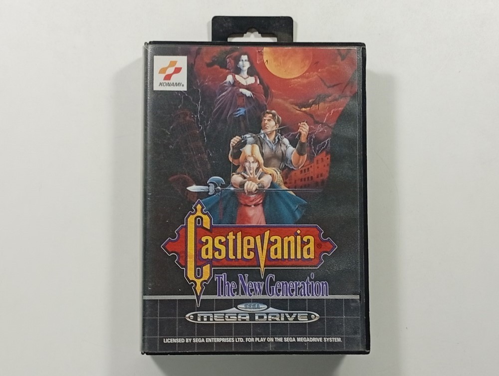 CASTLEVANIA THE NEW GENERATION SEGA MEGADRIVE (MD) PAL-EURO (COMPLETE - MANUAL D