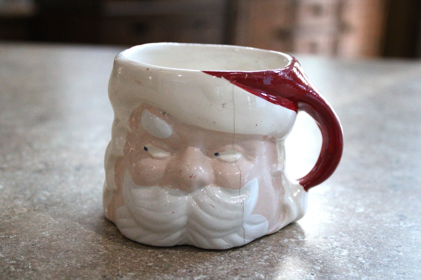 Vintage Christmas Santa Mug