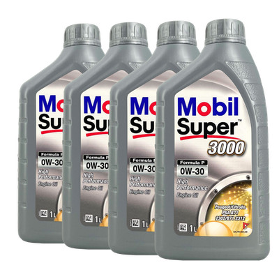 Mobil Super 3000 Formula P 0W-30 Motoröl, 4x1 Liter