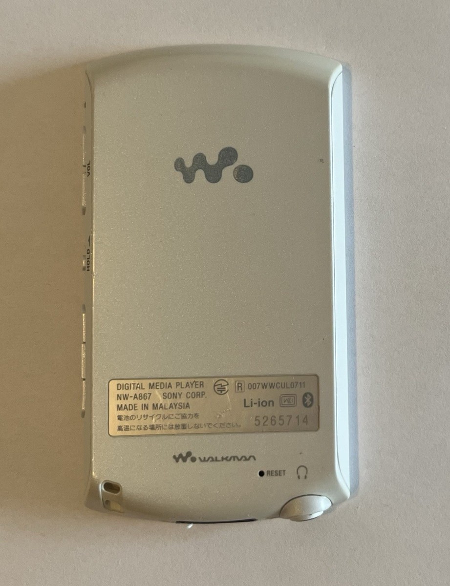 SONY ウォークマン NW-A867 WALKMAN SONY Walkman NW-A867 57.8GB Digital MP3 Player - White
