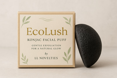 Konjac Root Face Sponge   Natural Exfoliating Cleansing Sponge for All Skin Type