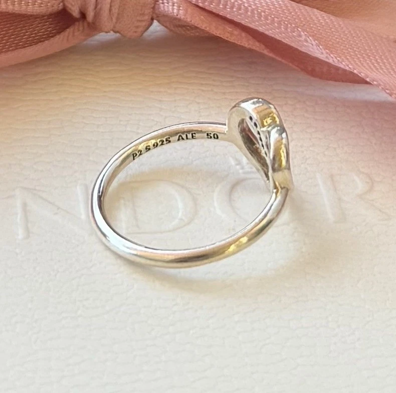 Original Pandora Ring „Liebesband“ 925 Silber Gr. 50#191022CZ - Bild 2 von 2