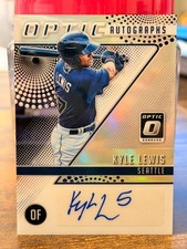 Kyle Lewis 2018 Donruss Optic #OA-KL Optic Autographs Seattle Mariners Auto
