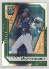 2021 Panini Elite Extra Edition Status Green 56/499 Jordan McCants #88 ut4