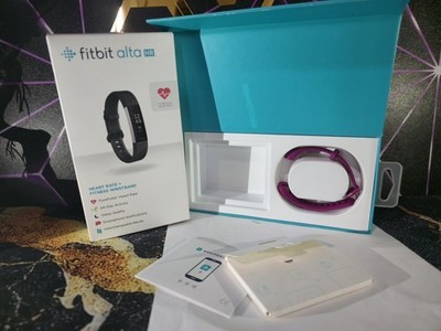 Fitbit Alta HR Fitness Wristband Heart Rate Sleep Notifications Purple S