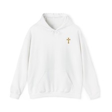 Christian Cross Hoodie "If It's Not From God I'll Wait" Inspirational Sweatshirt