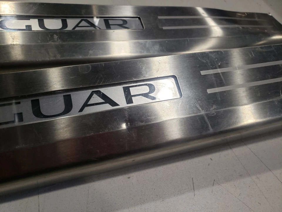 Left and Right Door Sill Trims - 2015 Jaguar F Type Coupe - OEM  EX5M23756BD - Image 3 of 4