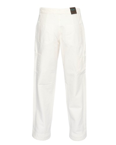 NWT EIDOS by ISAIA Napoli PANTS Scultor Ciongoli white trousers luxury Italy ... - Picture 2 of 4